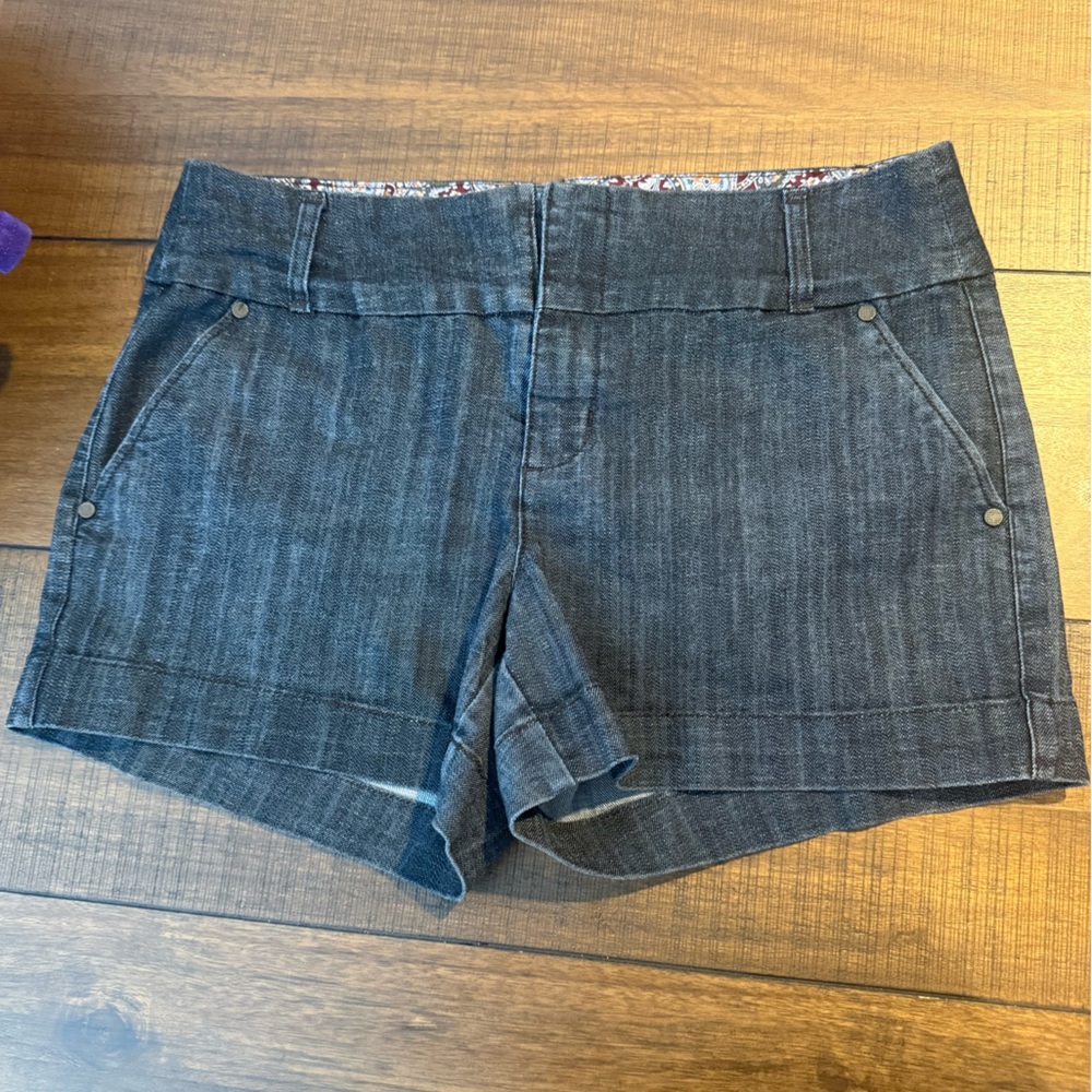 Dark Denim Shorts